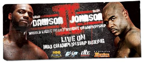 Dawson vs Johnson fight poster